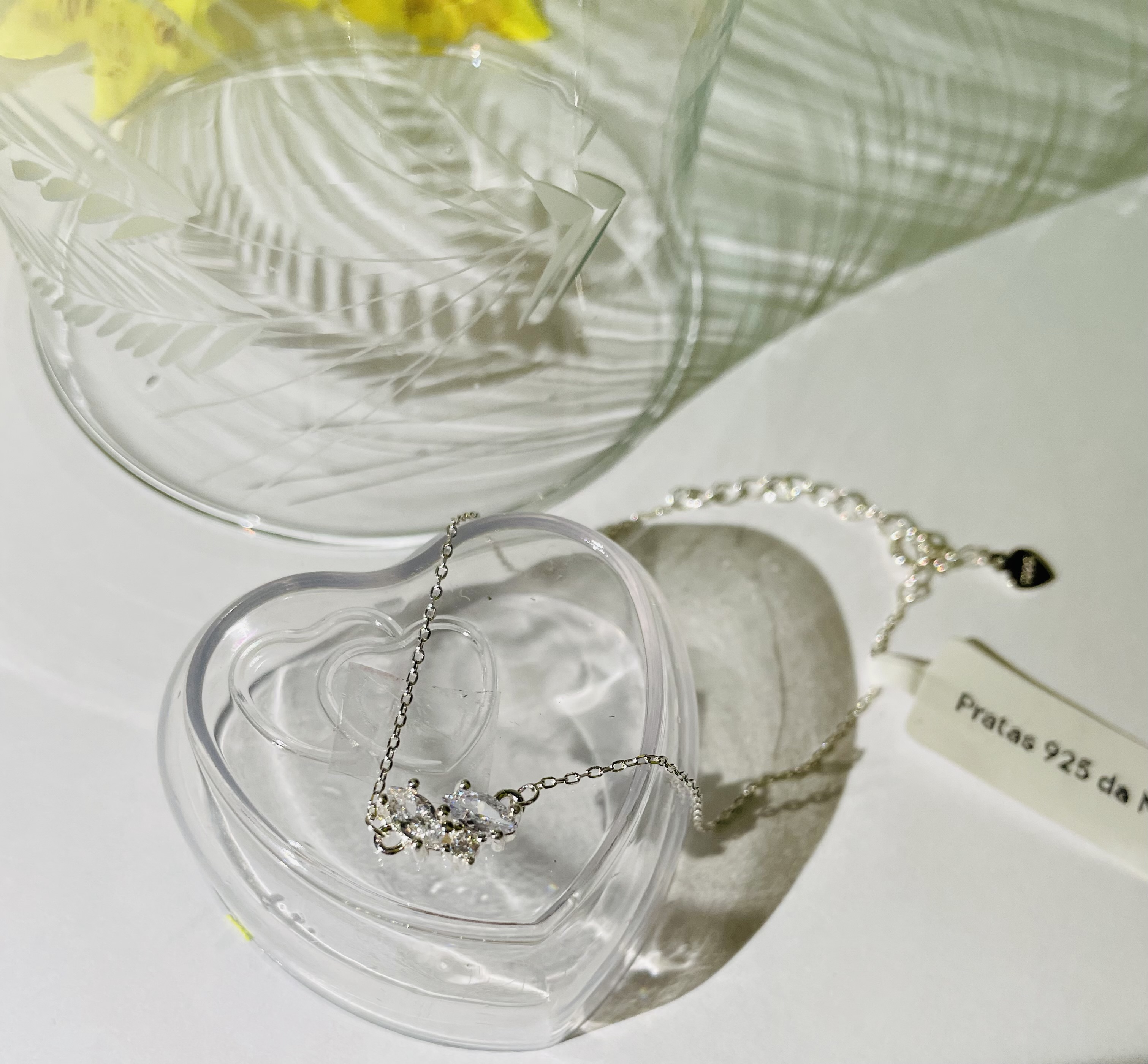 Pulseira com detalhes em Zircônias prata 925
