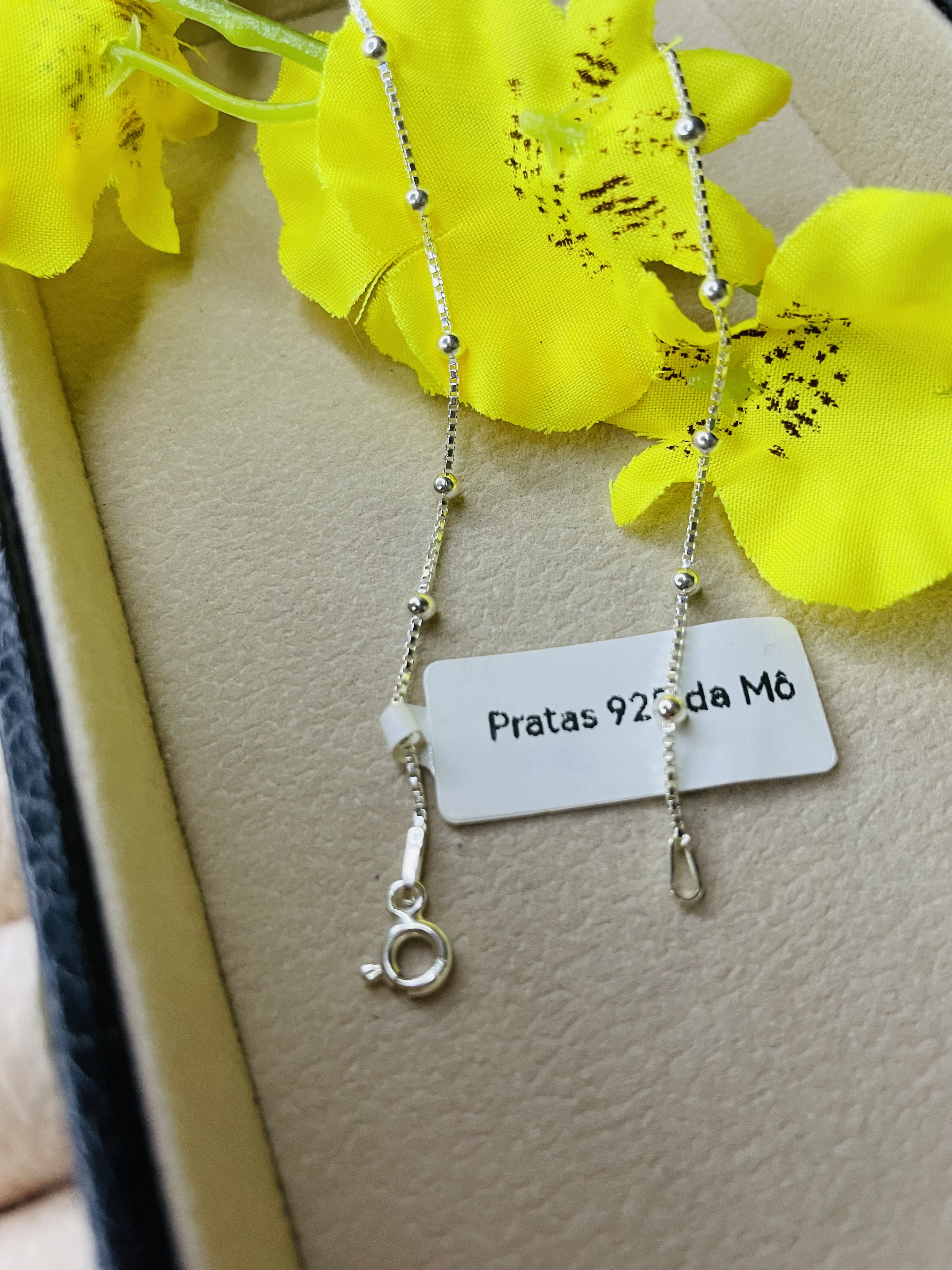 Pulseira de bolinhas,18cm.