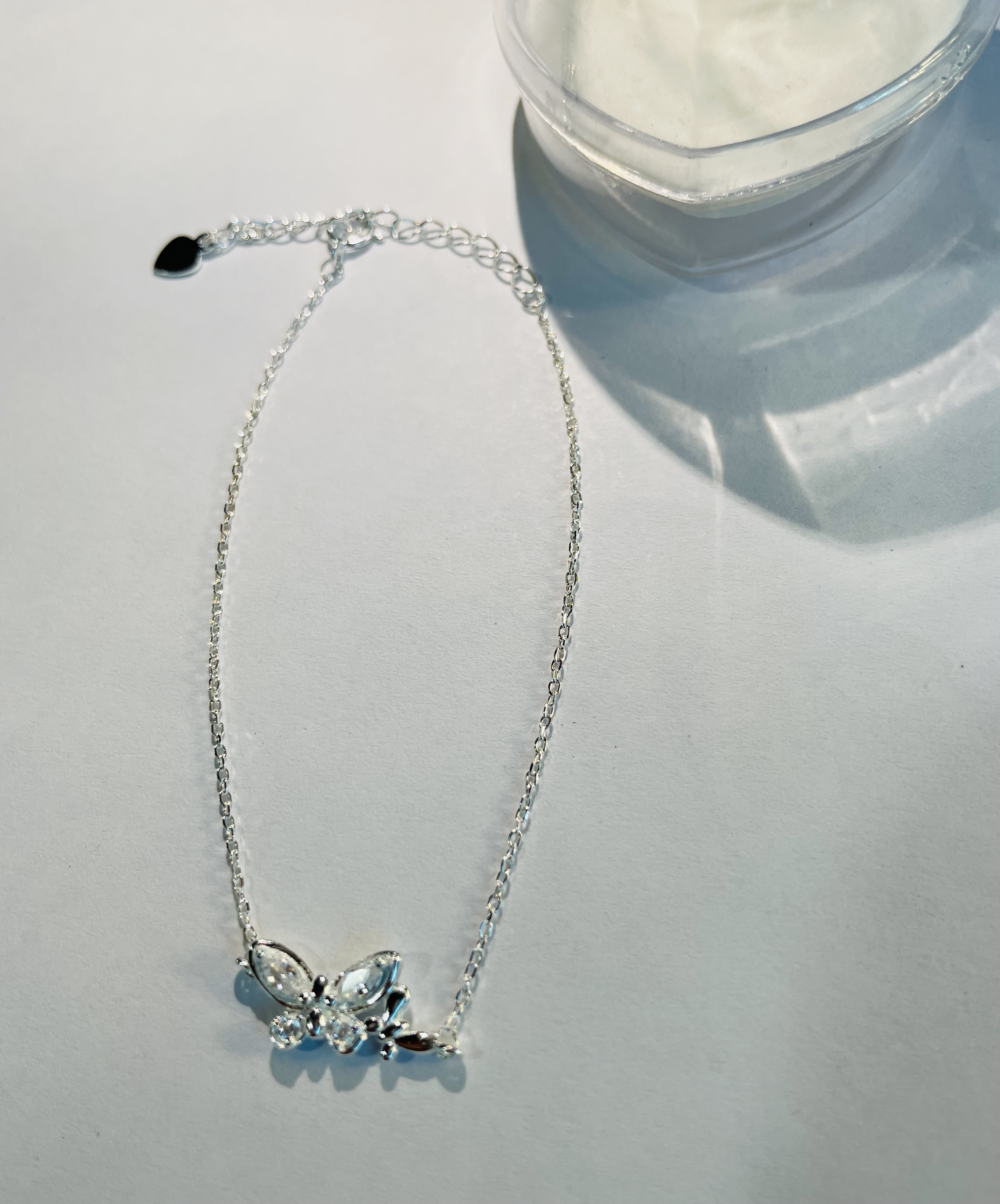 Pulseira borboleta com Zircônias prata 925. - miniatura 1