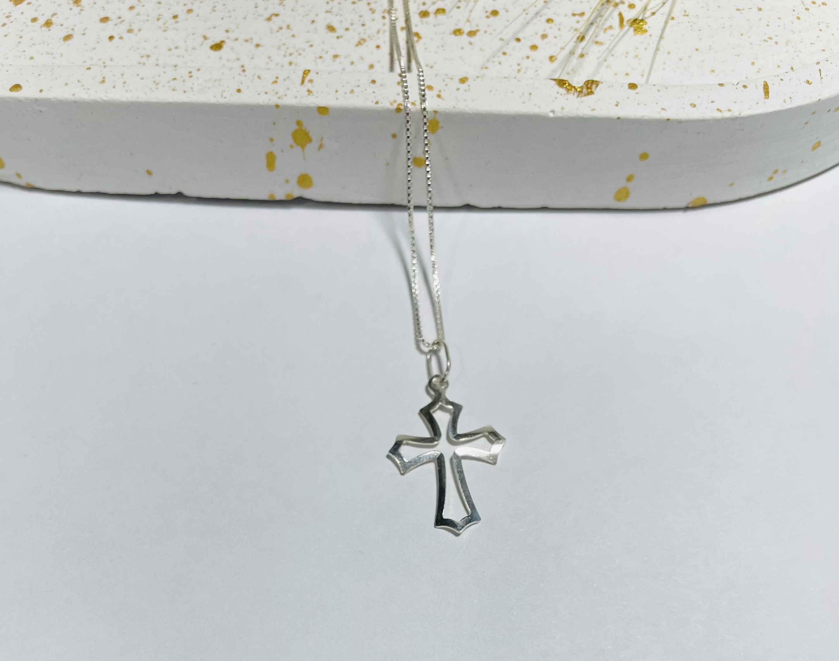 Colar com Crucifixo prata 925 - miniatura 1